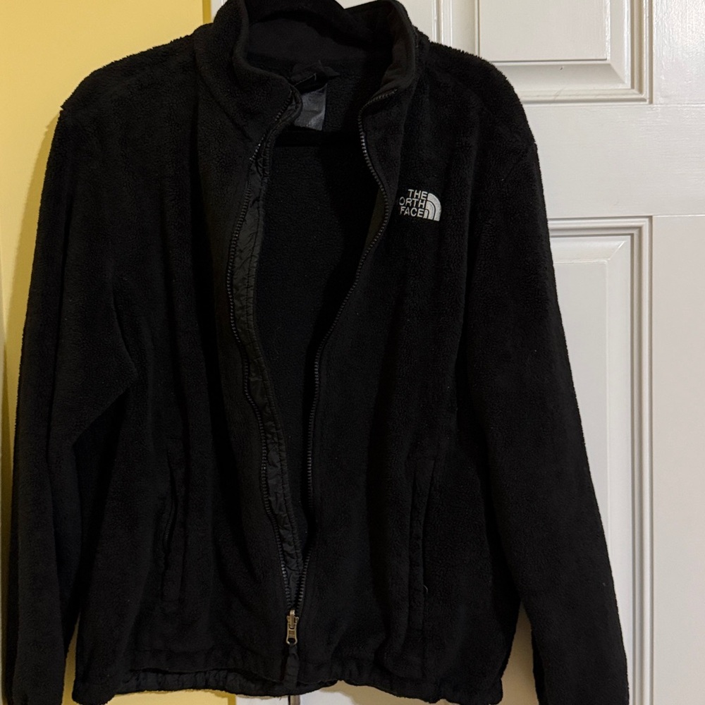 The North Face Black Full-Zip Fleece